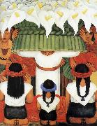 Diego Rivera The Feast of Flower oil painting on canvas